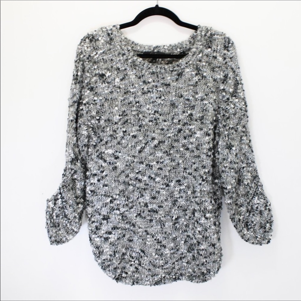 JESSICA SIMPSON Slingshot Hi-Lo Sweater Gr…